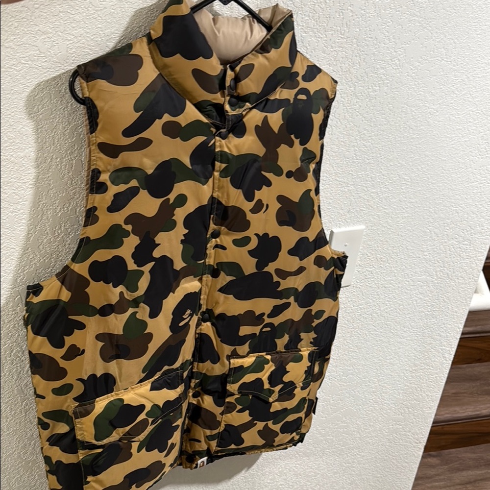 Camouflage Puffer Vest